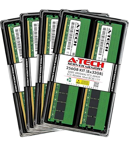 Samsung 32GB DDR5 4800MHz PC5-38400 ECC RDIMM 1Rx4 (EC8 10x4